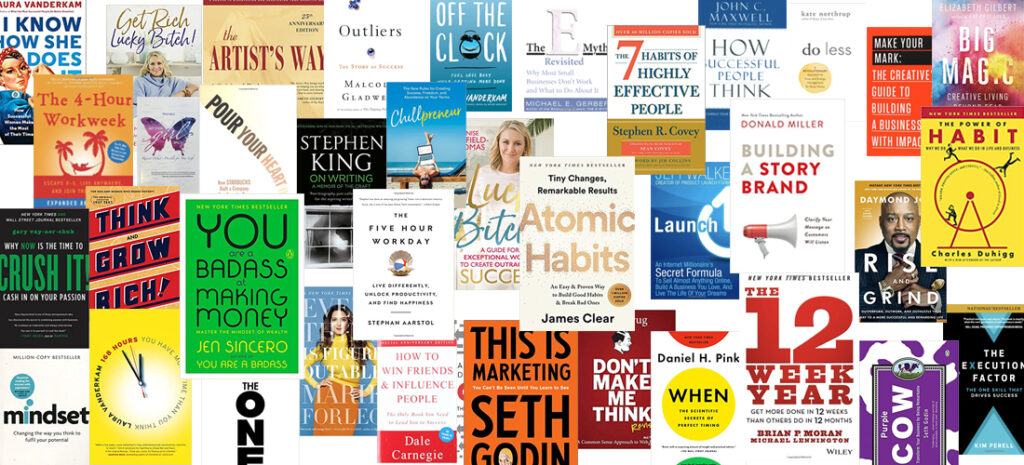 covers of 40 of the best business books