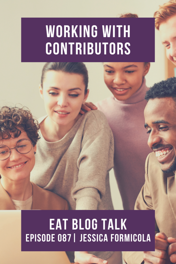 pinterest image of working with contributors