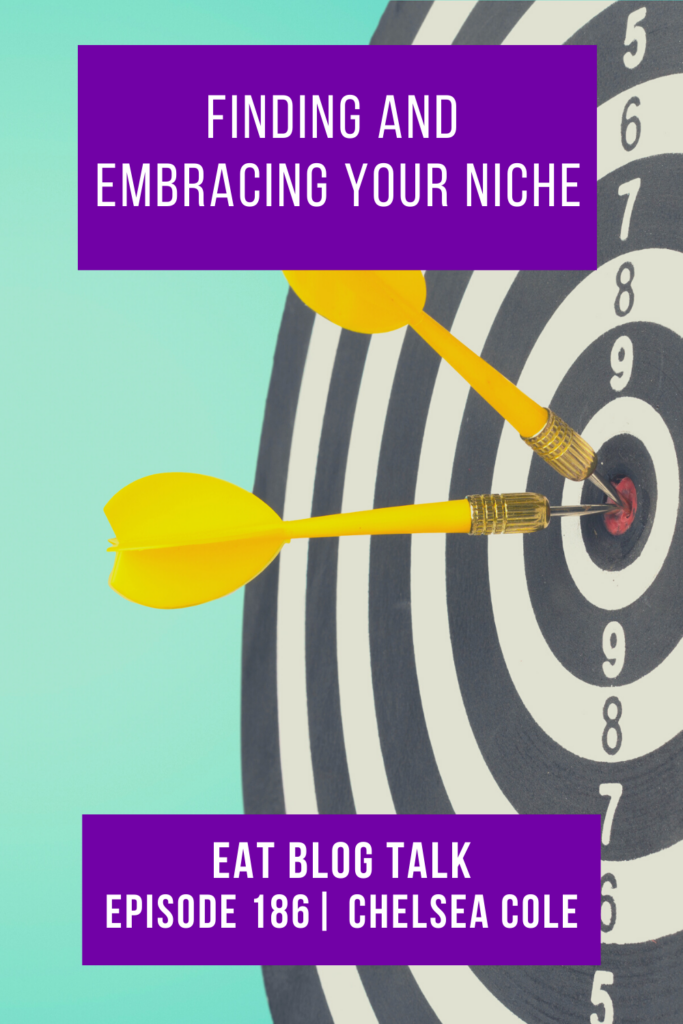 pinterest image for finding and embracing your niche