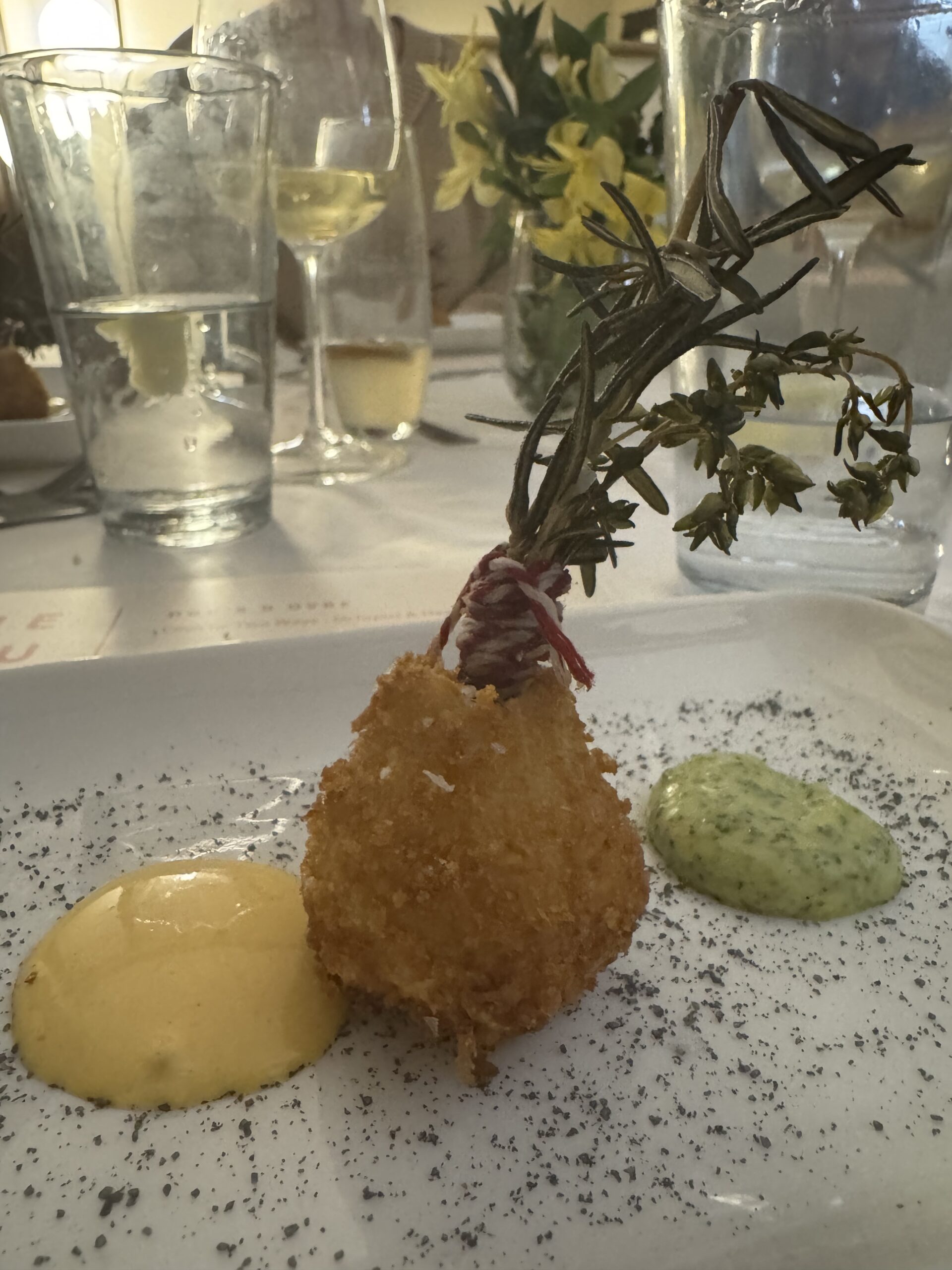 Chicken plated